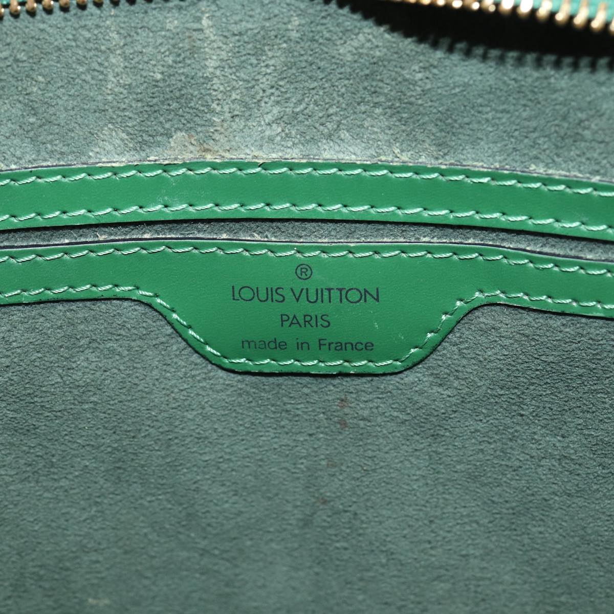 LOUIS VUITTON Epi Saint Jacques Hand Bag Green M52274 LV 85256