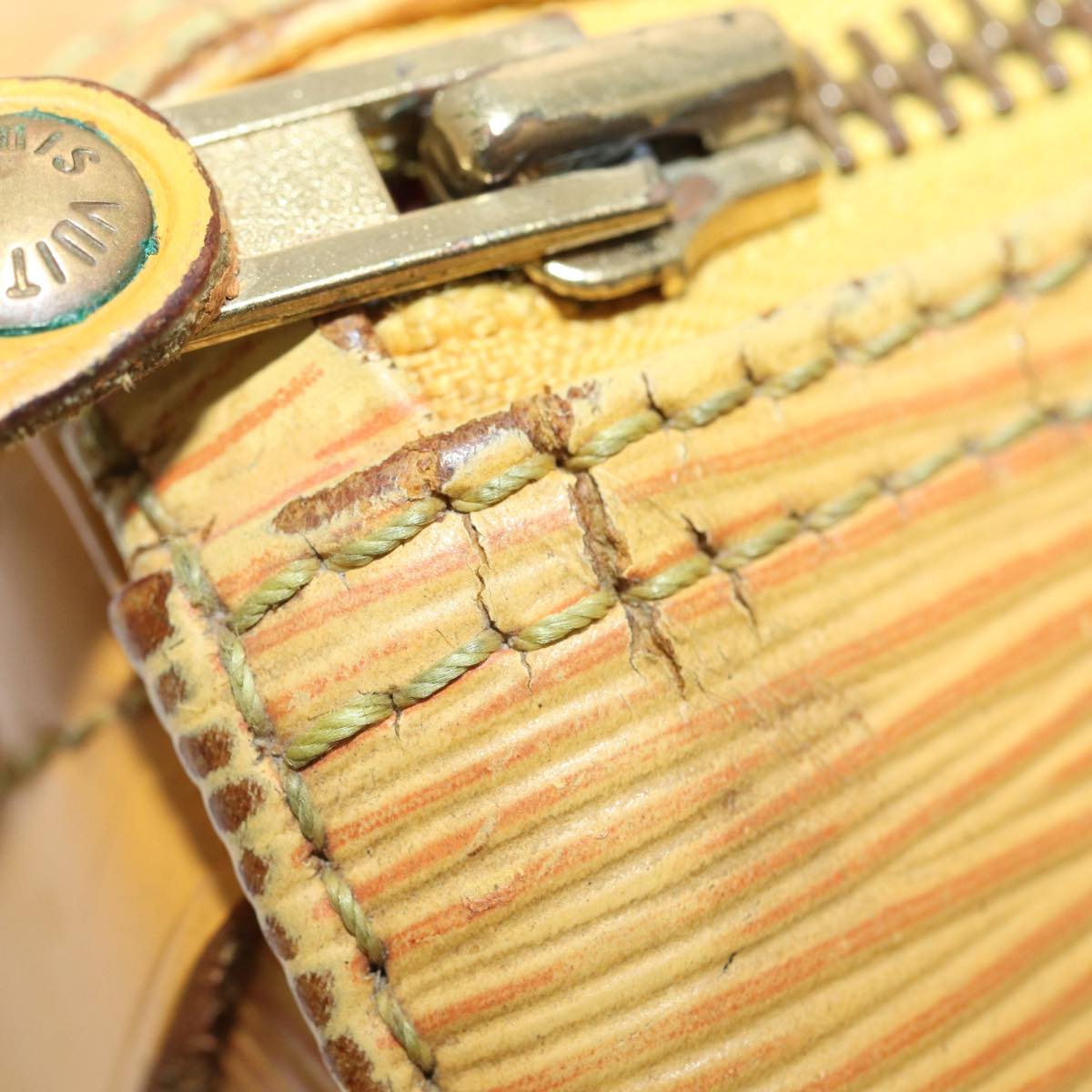 LOUIS VUITTON Epi Speedy 25 Hand Bag Tassili Yellow M43019 LV 85257