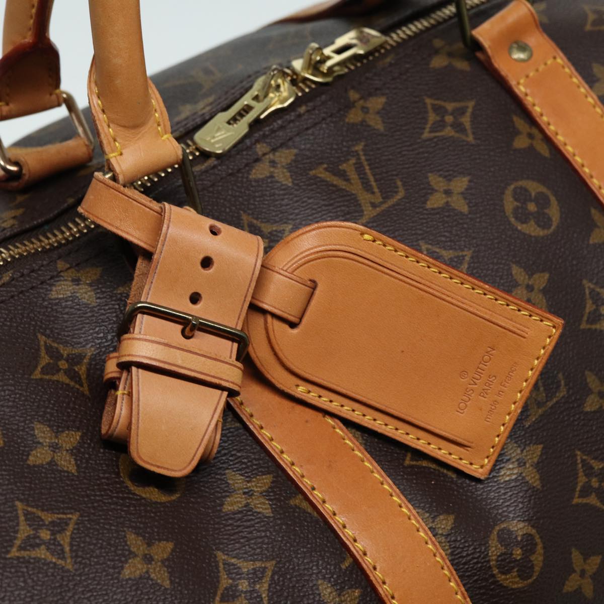 LOUIS VUITTON Monogram Keepall 60 Boston Bag M41422 LV 85278