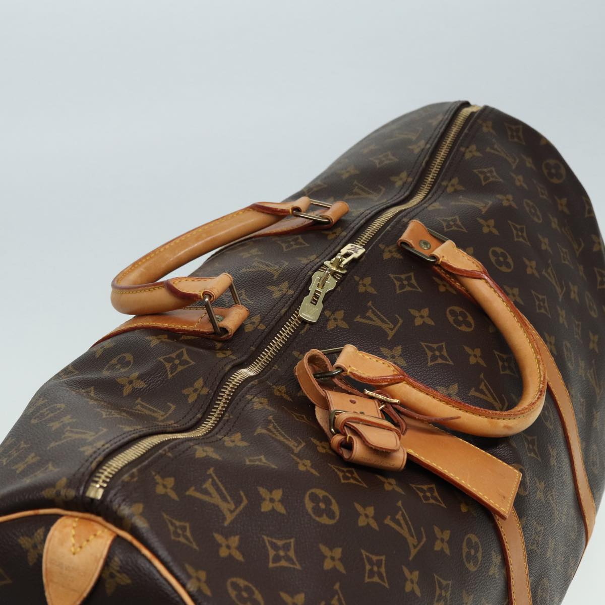 LOUIS VUITTON Monogram Keepall 60 Boston Bag M41422 LV 85278