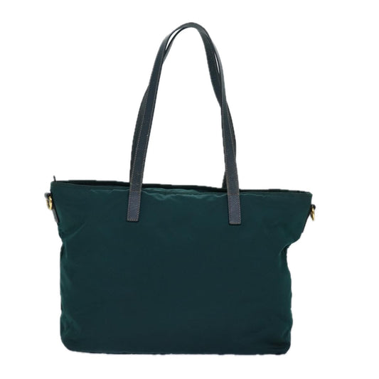 Luxury Prada Tote Bag Nylon 2way Khaki Gold  85294