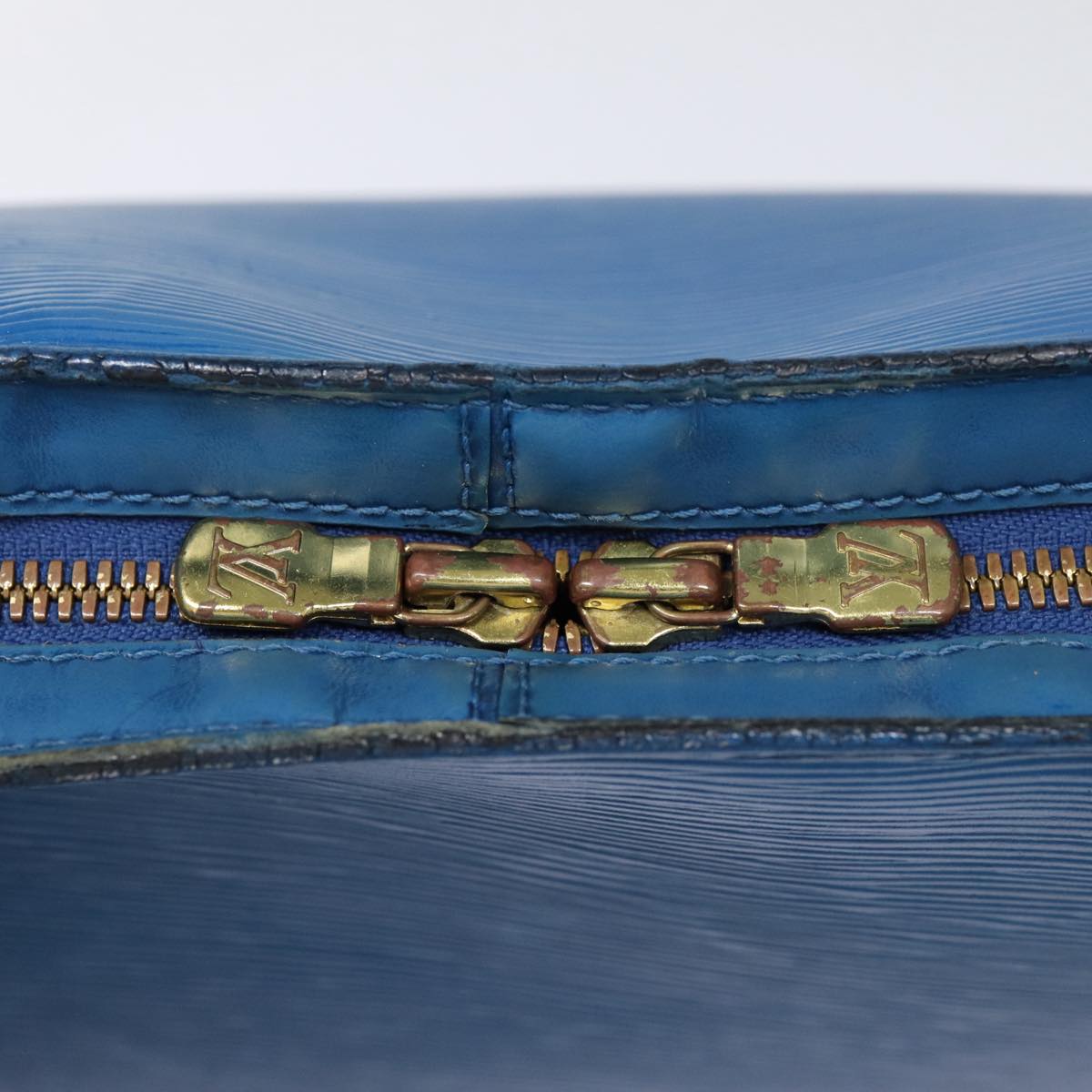 LOUIS VUITTON Epi Lussac Shoulder Bag Blue M52285 LV 85306