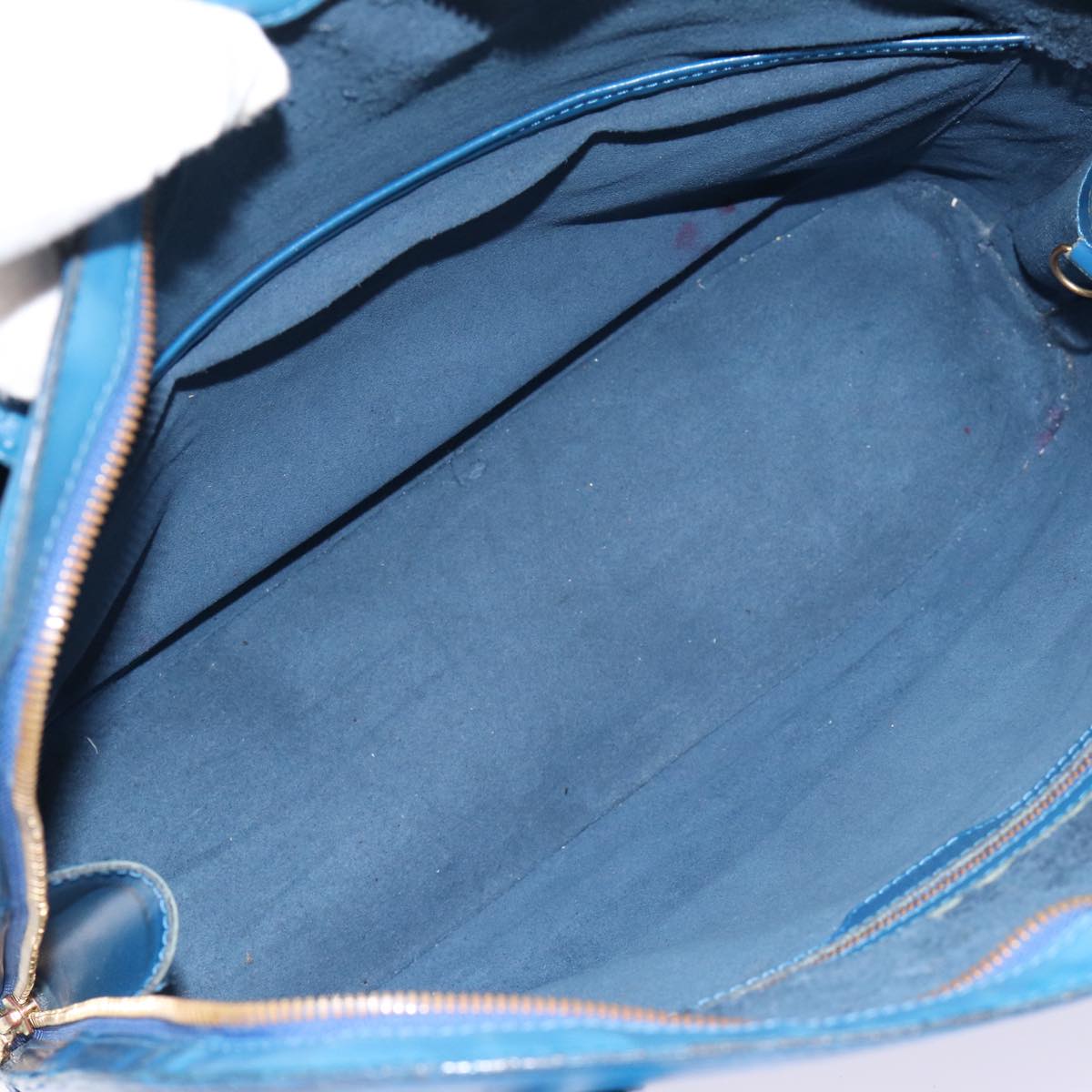 LOUIS VUITTON Epi Lussac Shoulder Bag Blue M52285 LV 85306