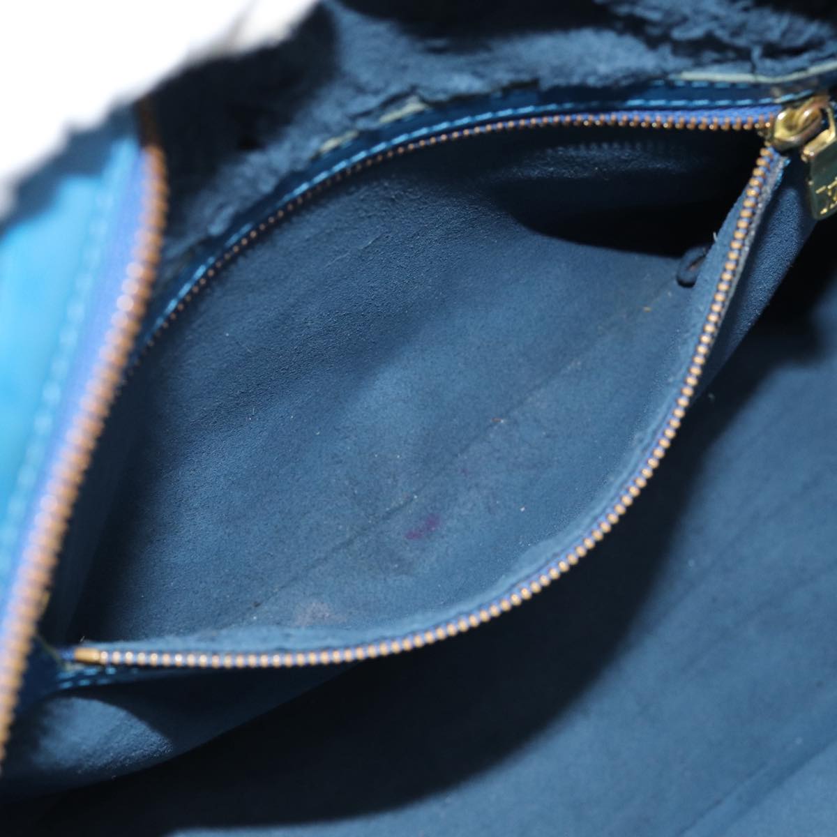 LOUIS VUITTON Epi Lussac Shoulder Bag Blue M52285 LV 85306