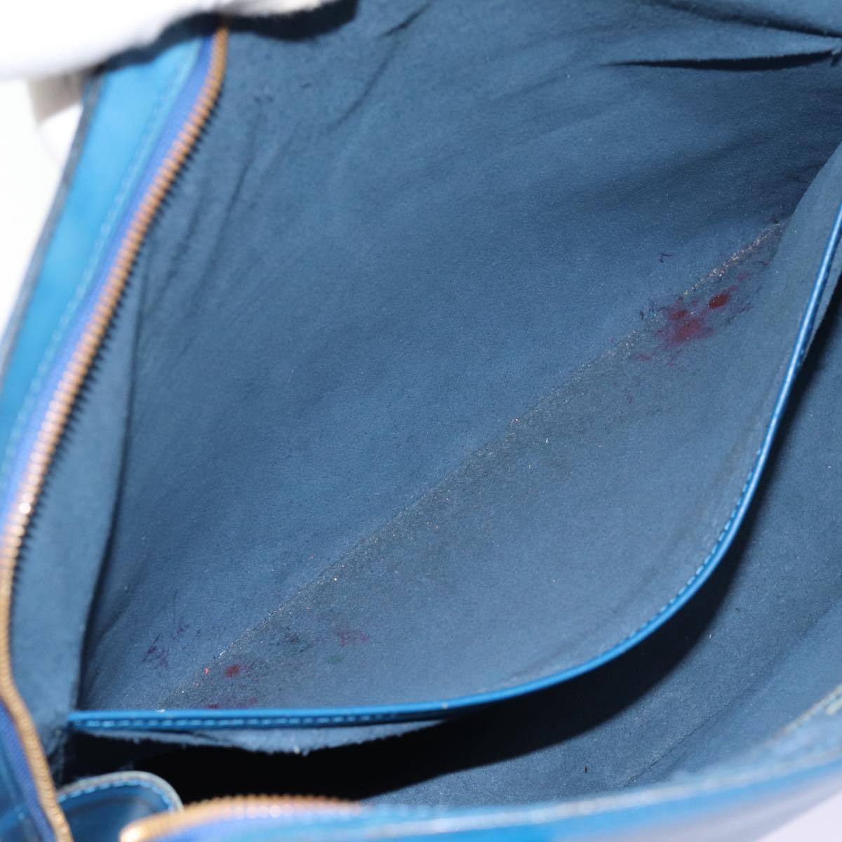 LOUIS VUITTON Epi Lussac Shoulder Bag Blue M52285 LV 85306