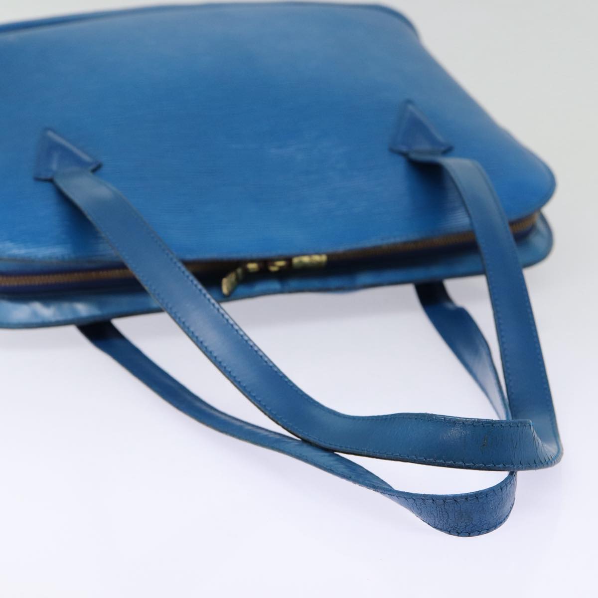LOUIS VUITTON Epi Lussac Shoulder Bag Blue M52285 LV 85306