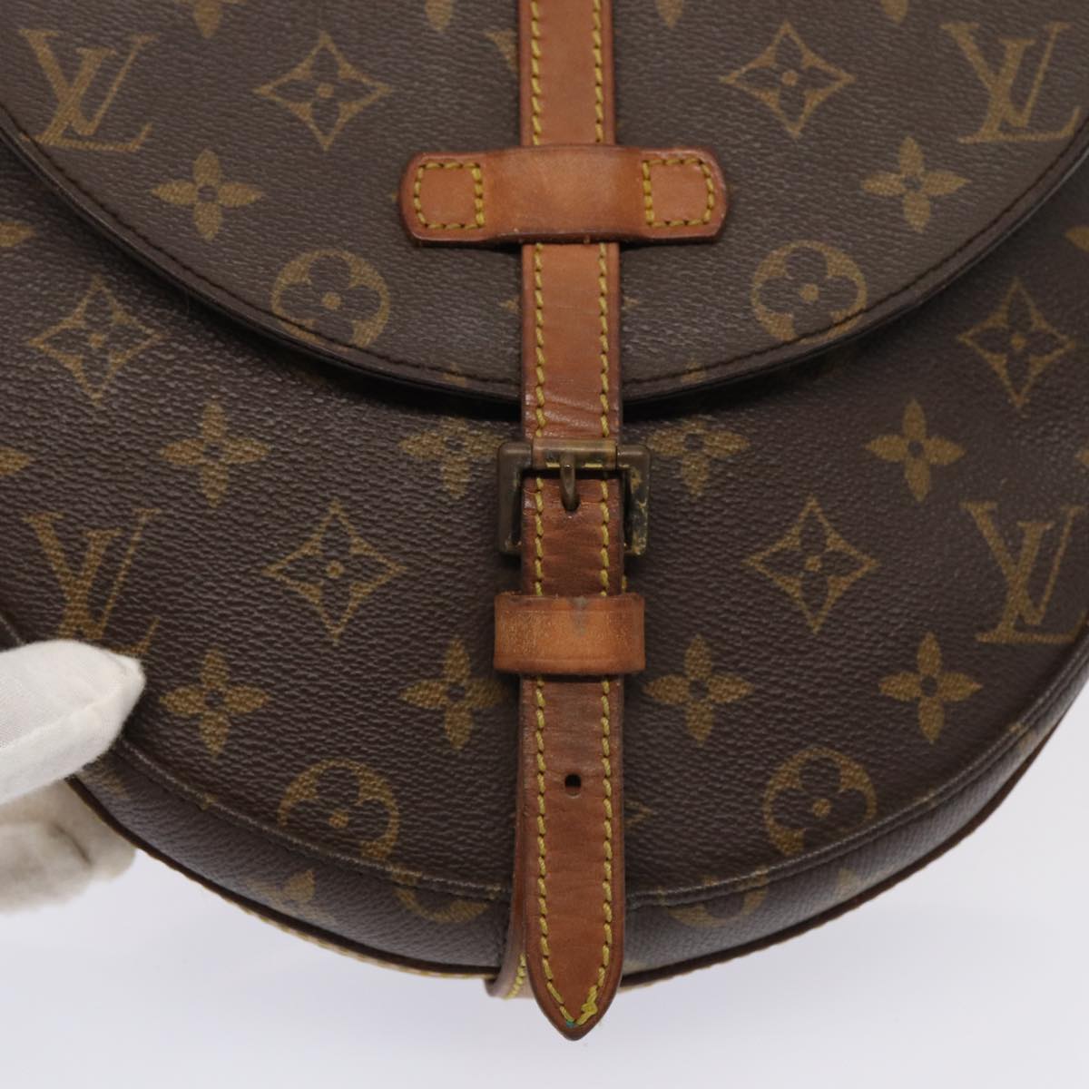 LOUIS VUITTON Monogram Chantilly MM Shoulder Bag M51233 LV 85310