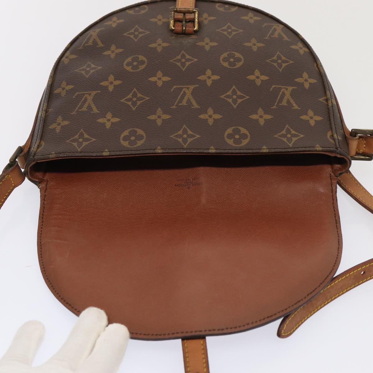 LOUIS VUITTON Monogram Chantilly MM Shoulder Bag M51233 LV 85310