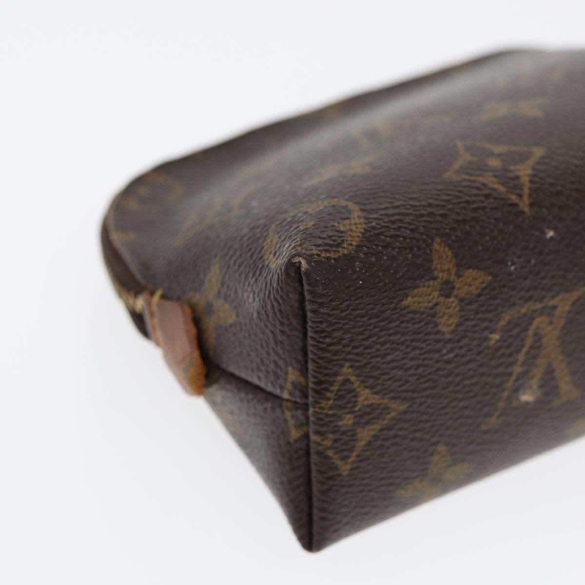 LOUIS VUITTON Monogram Pochette Cosmetic PM Cosmetic Pouch M47515 LV 85325