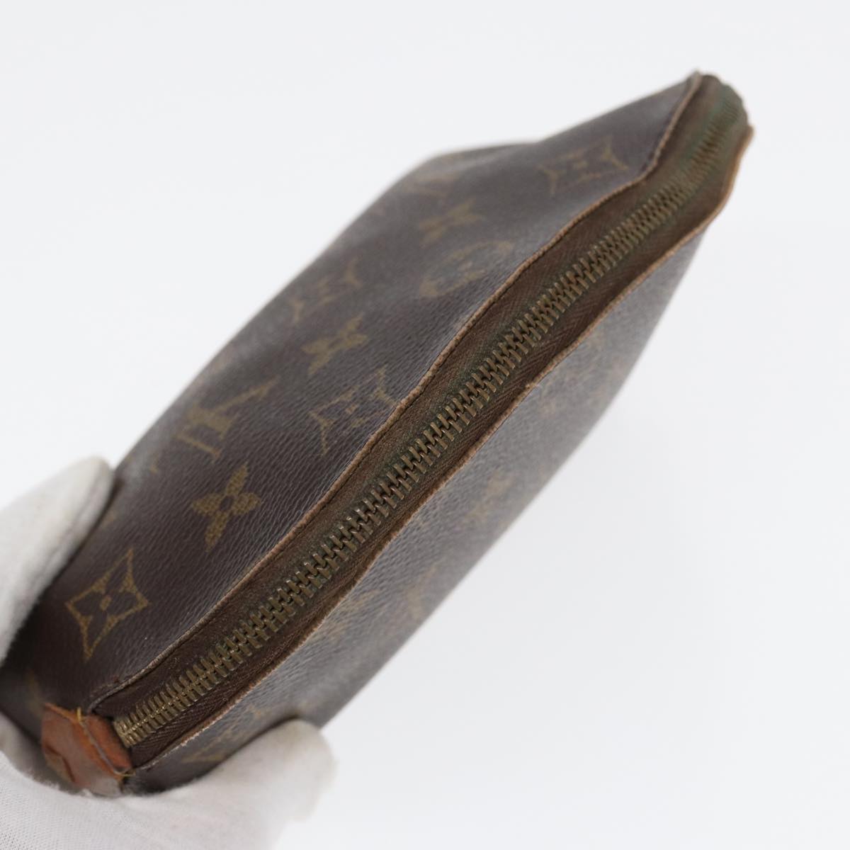 LOUIS VUITTON Monogram Pochette Cosmetic PM Cosmetic Pouch M47515 LV 85325