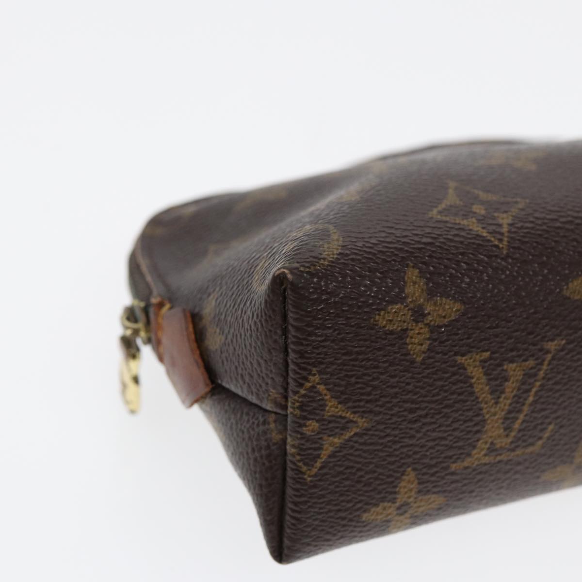 LOUIS VUITTON Monogram Pochette Cosmetic PM Cosmetic Pouch M47515 LV 85325
