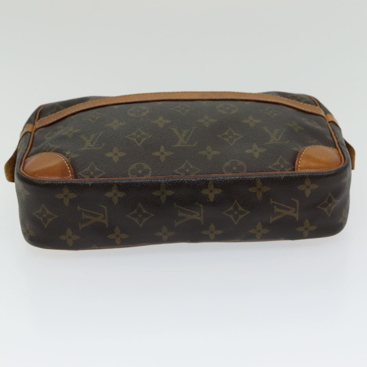 LOUIS VUITTON Monogram Compiegne 28 Clutch Bag M51845 LV 85329