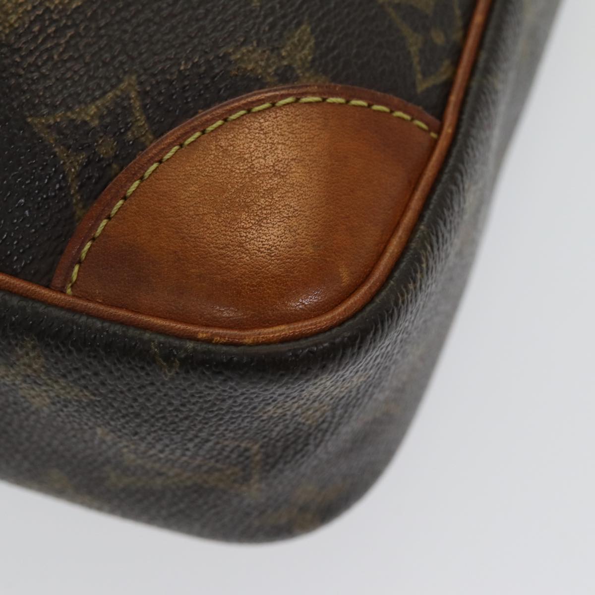 LOUIS VUITTON Monogram Compiegne 28 Clutch Bag M51845 LV 85329