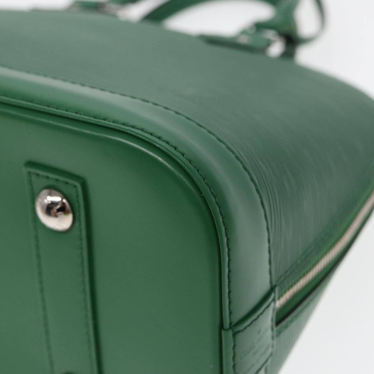 LOUIS VUITTON Epi Alma PM Hand Bag Green Cloak M40618 LV 85350A
