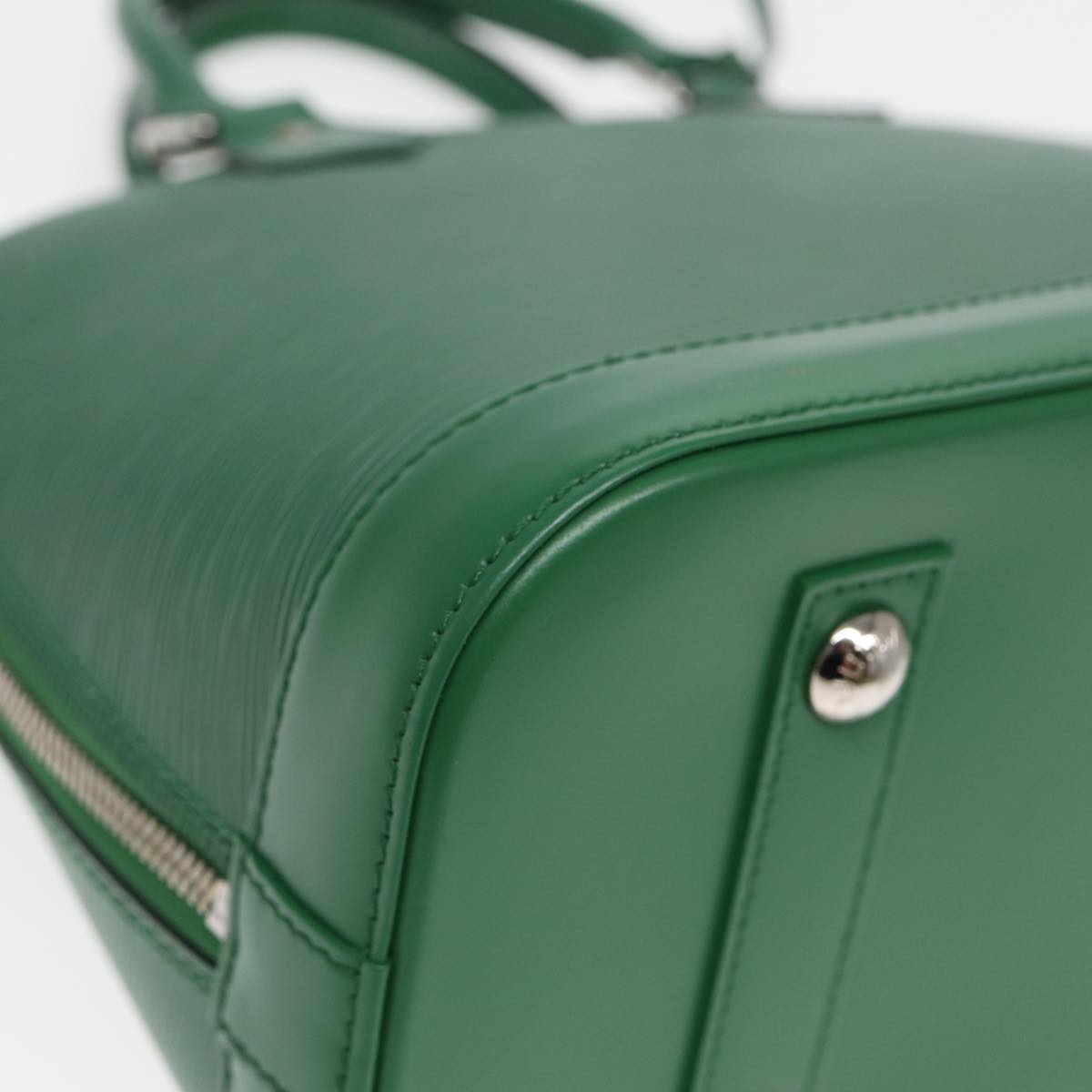 LOUIS VUITTON Epi Alma PM Hand Bag Green Cloak M40618 LV 85350A