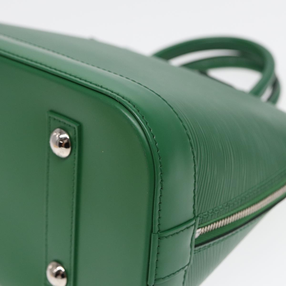 LOUIS VUITTON Epi Alma PM Hand Bag Green Cloak M40618 LV 85350A
