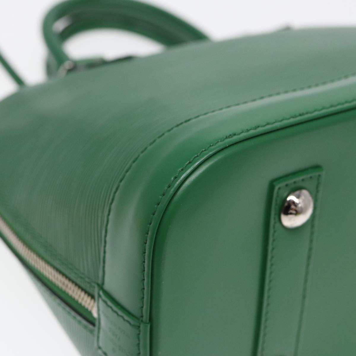 LOUIS VUITTON Epi Alma PM Hand Bag Green Cloak M40618 LV 85350A