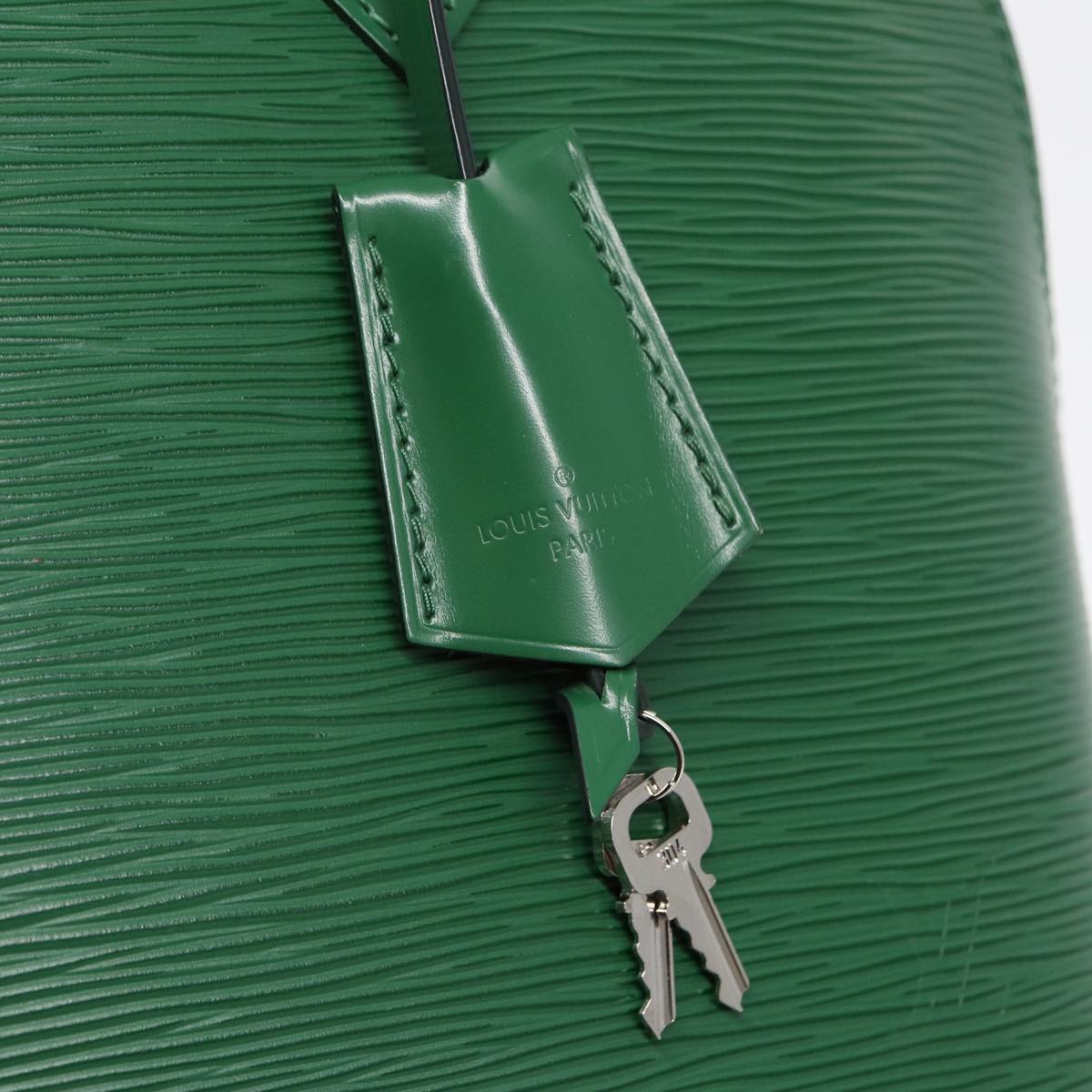 LOUIS VUITTON Epi Alma PM Hand Bag Green Cloak M40618 LV 85350A