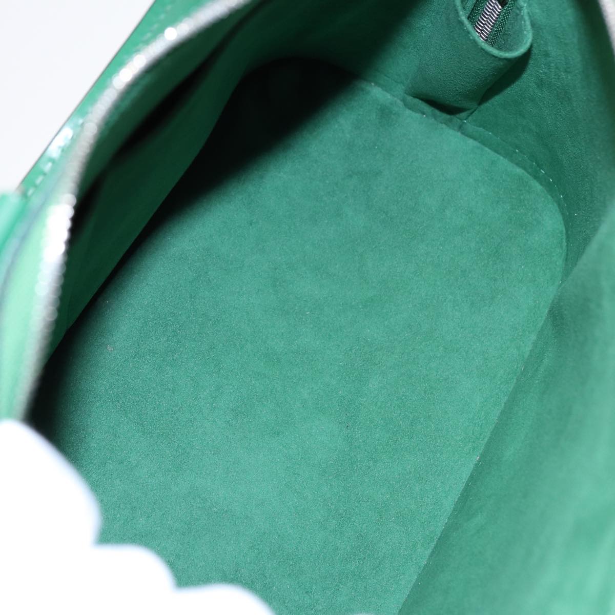 LOUIS VUITTON Epi Alma PM Hand Bag Green Cloak M40618 LV 85350A