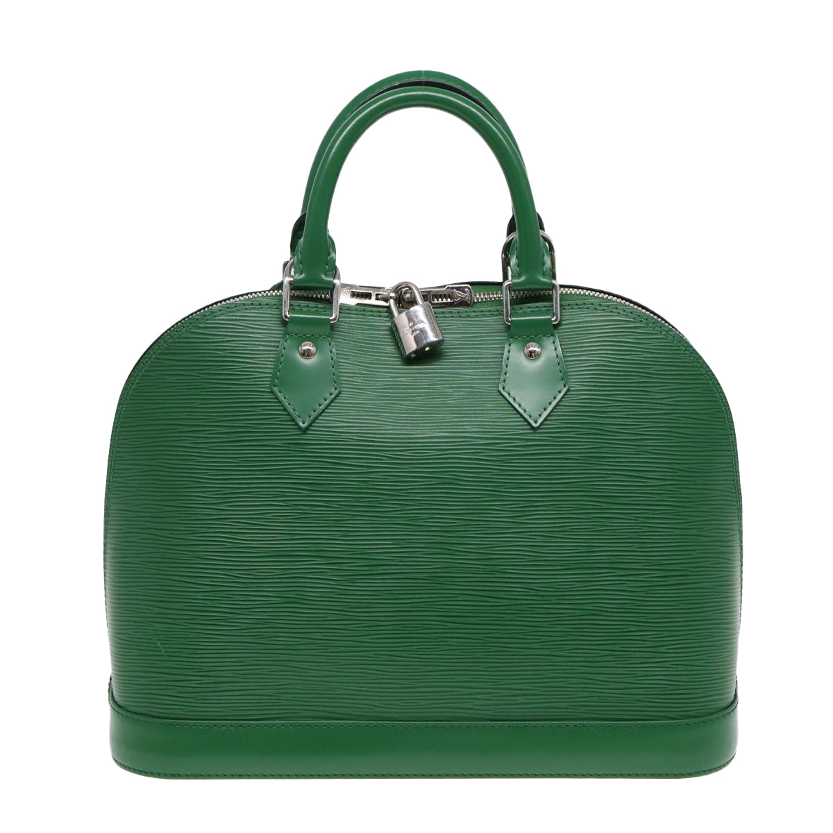 LOUIS VUITTON Epi Alma PM Hand Bag Green Cloak M40618 LV 85350A