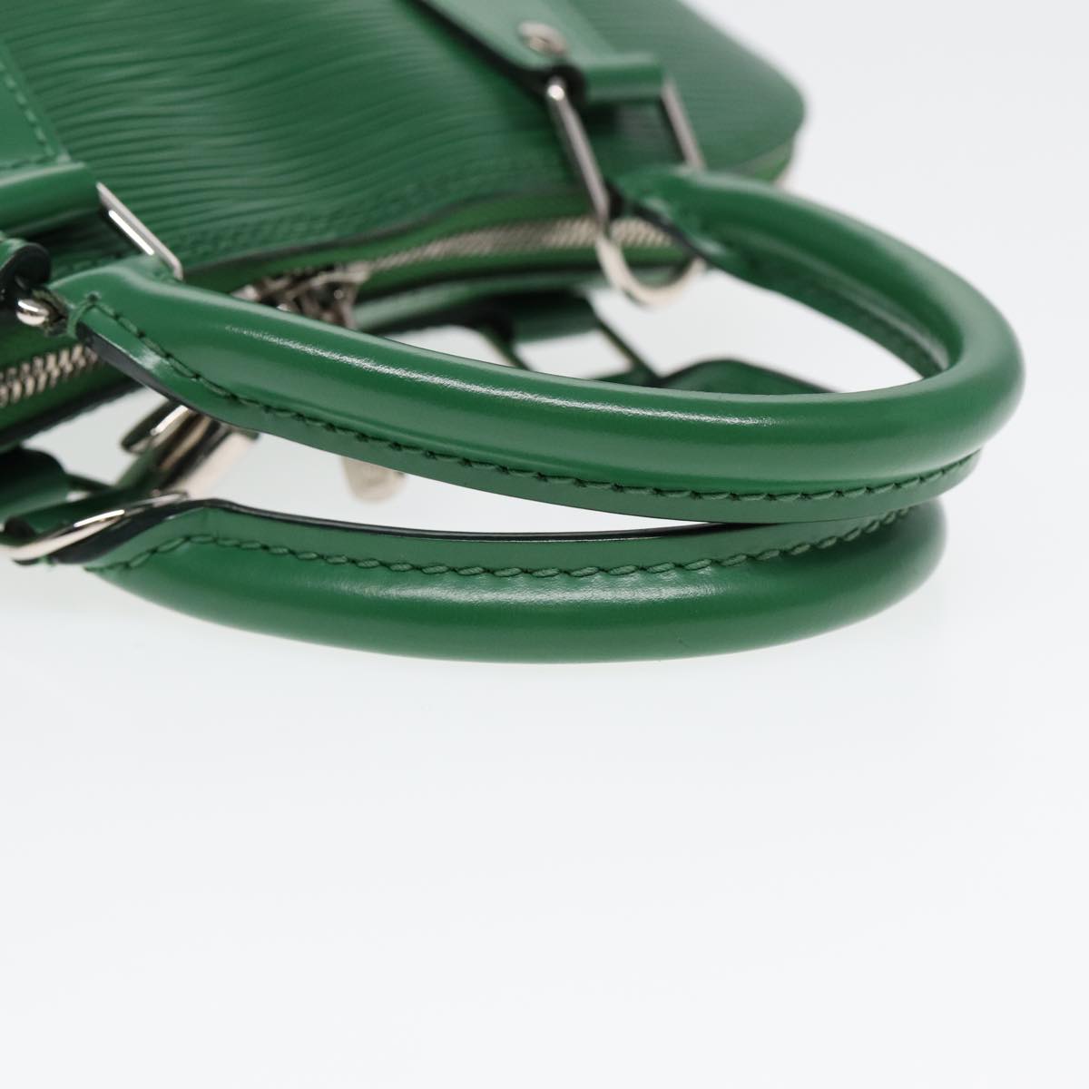 LOUIS VUITTON Epi Alma PM Hand Bag Green Cloak M40618 LV 85350A