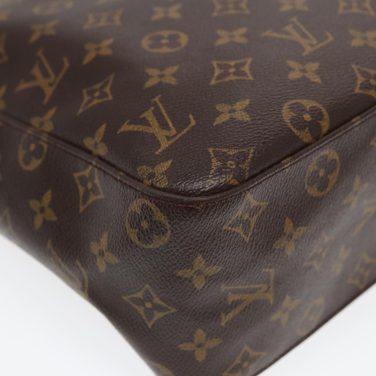 LOUIS VUITTON Monogram Looping GM Shoulder Bag M51145 LV 85359