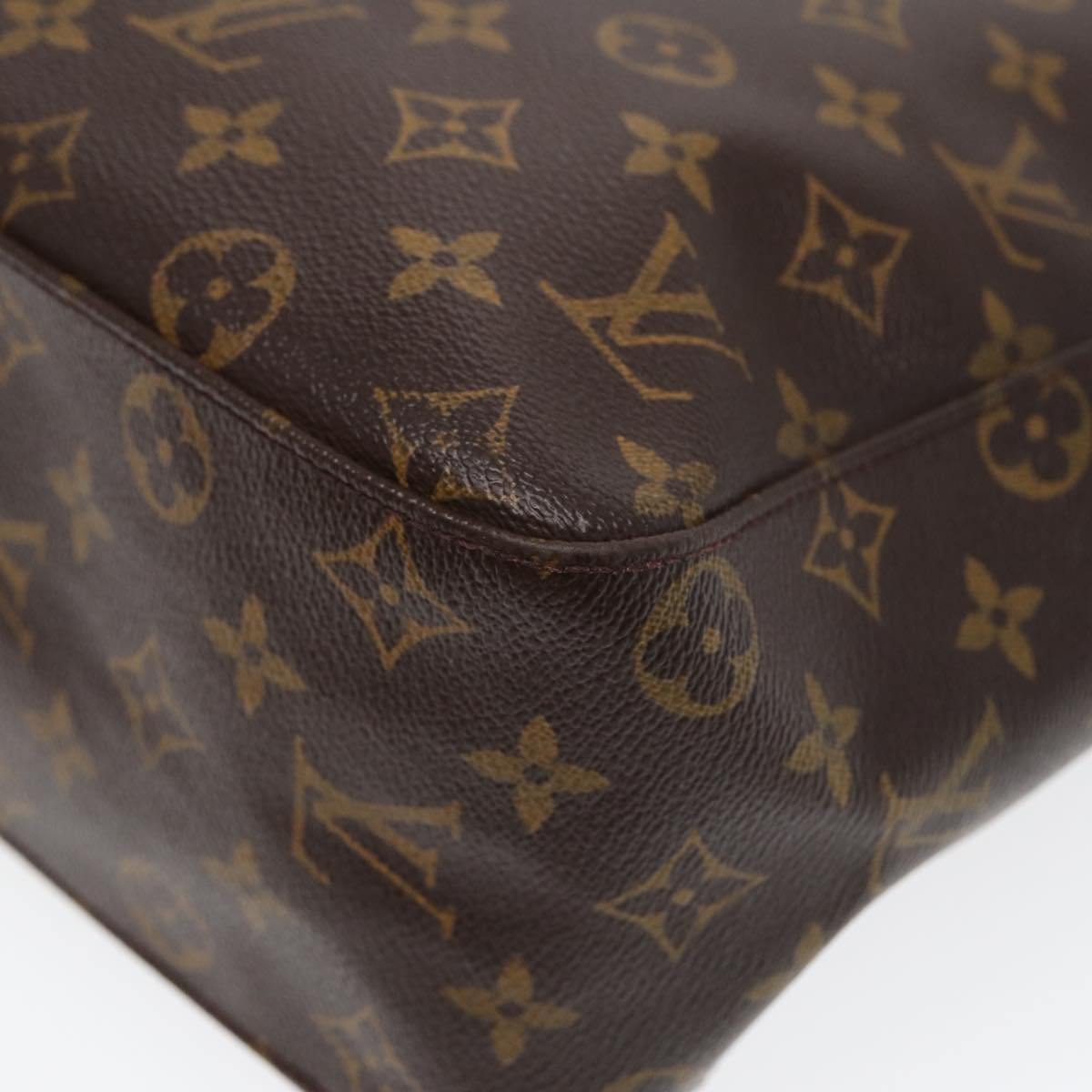 LOUIS VUITTON Monogram Looping GM Shoulder Bag M51145 LV 85359