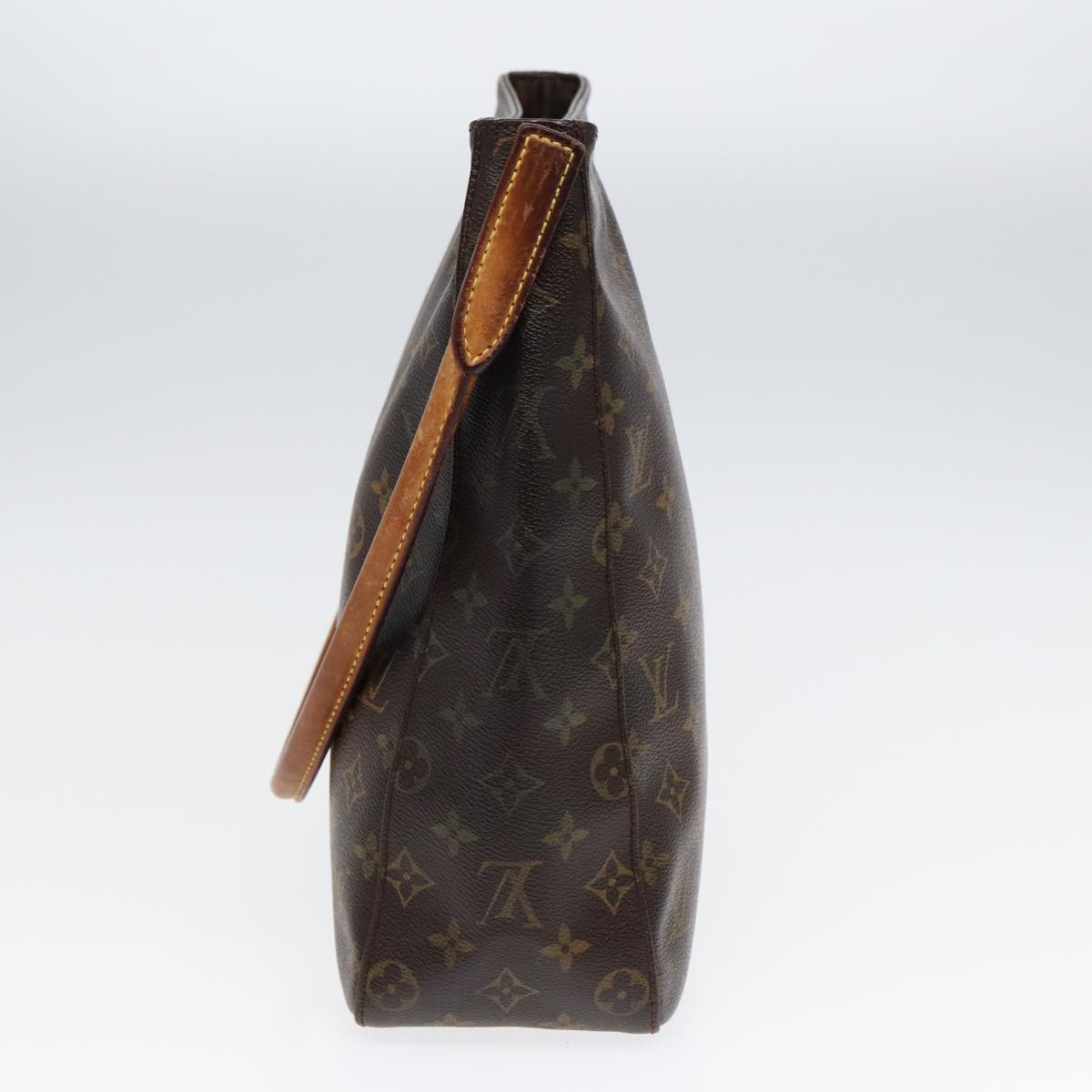 LOUIS VUITTON Monogram Looping GM Shoulder Bag M51145 LV 85359
