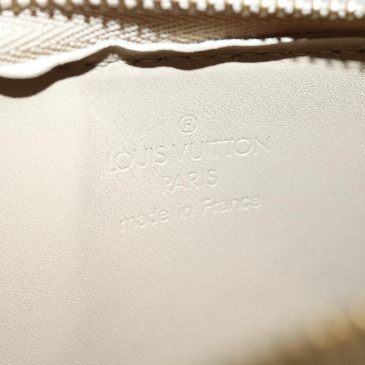 LOUIS VUITTON Monogram Vernis Lexington Accessory Pouch Beige M91010 85381