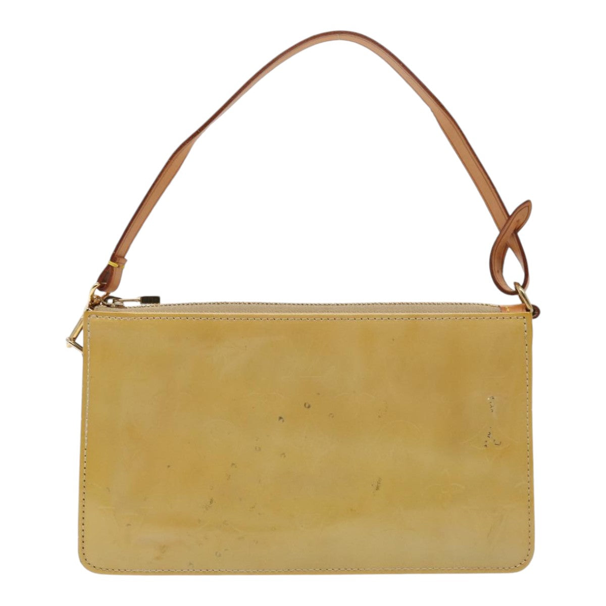 LOUIS VUITTON Monogram Vernis Lexington Accessory Pouch Beige M91010 85381