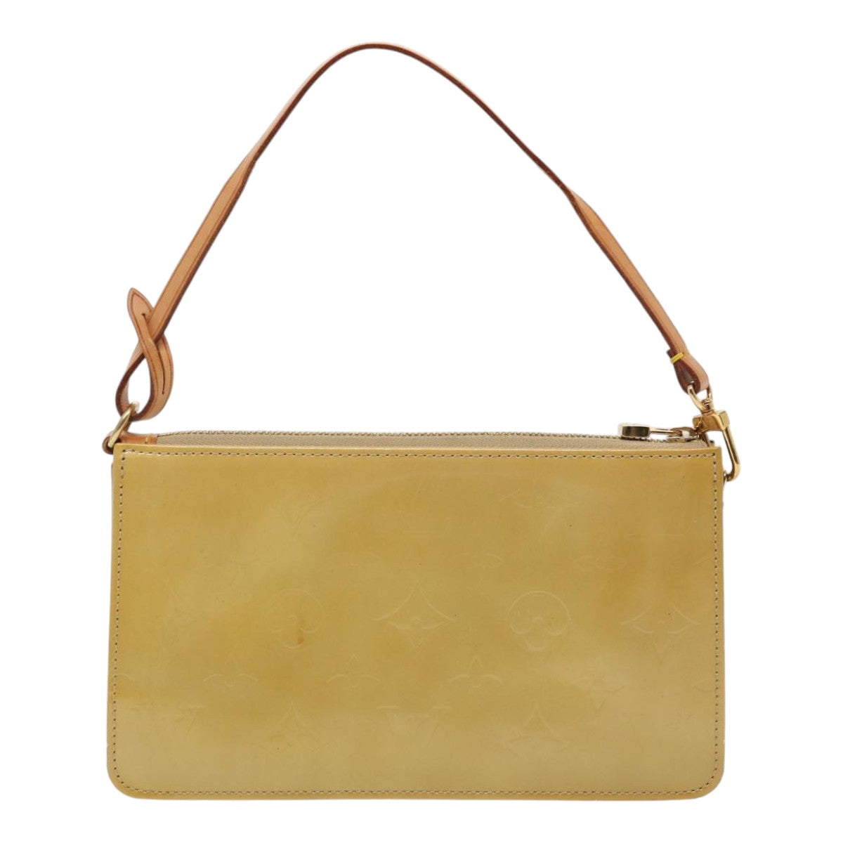 LOUIS VUITTON Monogram Vernis Lexington Accessory Pouch Beige M91010 85381