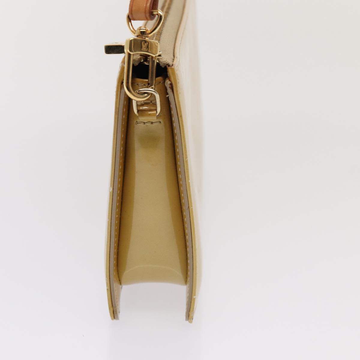 LOUIS VUITTON Monogram Vernis Lexington Accessory Pouch Beige M91010 85381