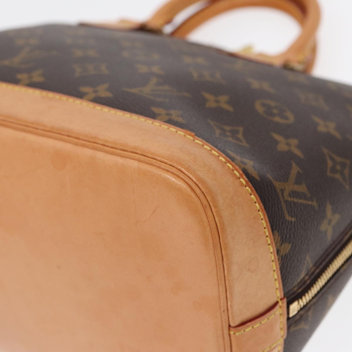 LOUIS VUITTON Monogram Alma Hand Bag M51130 LV 85413