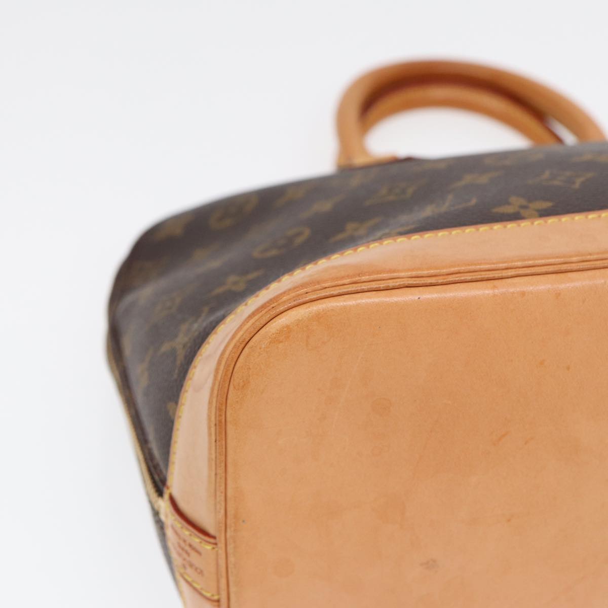 LOUIS VUITTON Monogram Alma Hand Bag M51130 LV 85413