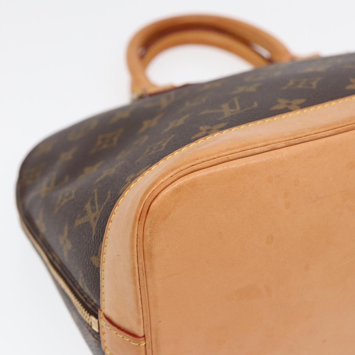 LOUIS VUITTON Monogram Alma Hand Bag M51130 LV 85413