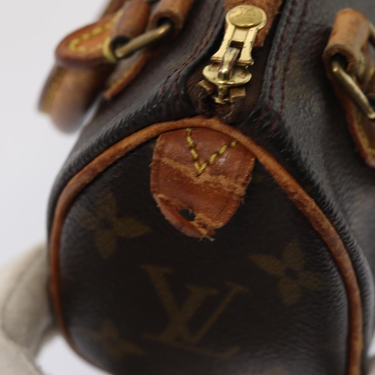 LOUIS VUITTON Monogram Mini Speedy Hand Bag M41534 LV 85420