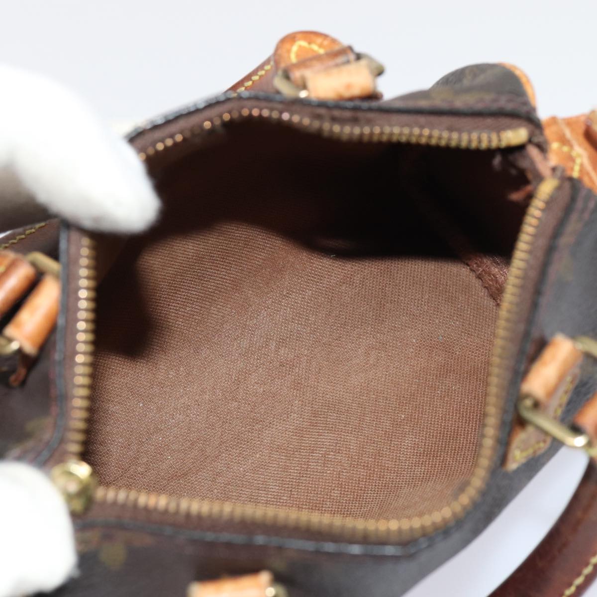 LOUIS VUITTON Monogram Mini Speedy Hand Bag M41534 LV 85420