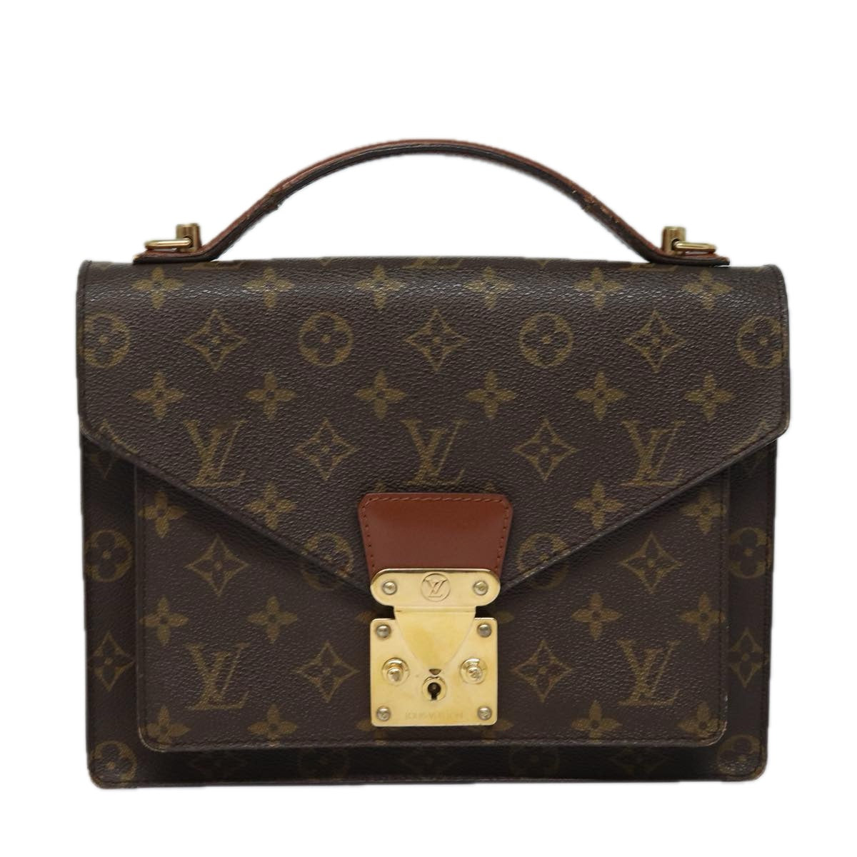 LOUIS VUITTON Monogram Monceau 26 Shoulder Bag M51187 LV 85427