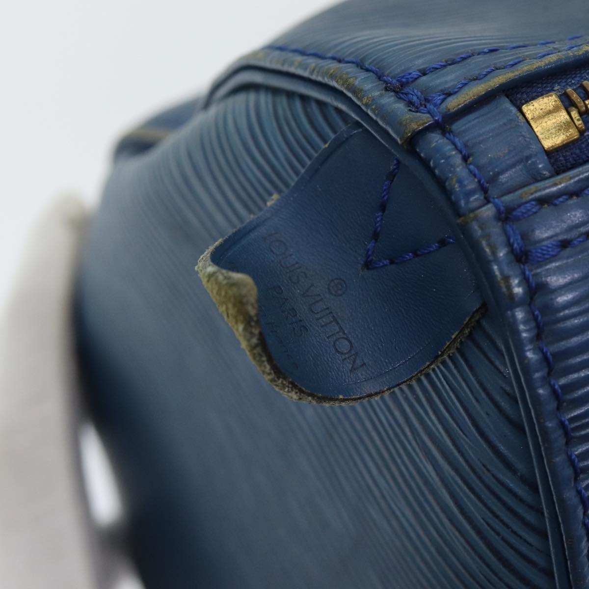 LOUIS VUITTON Epi Speedy 25 Hand Bag Toledo Blue M43015 LV 85451