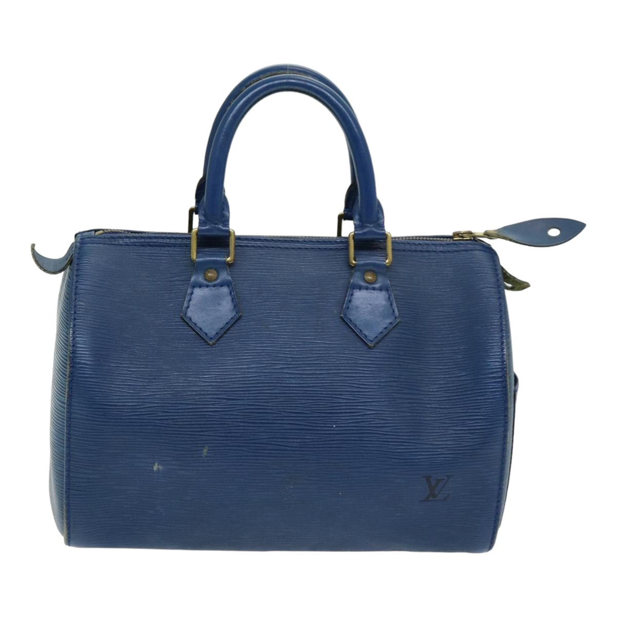 LOUIS VUITTON Epi Speedy 25 Hand Bag Toledo Blue M43015 LV 85451