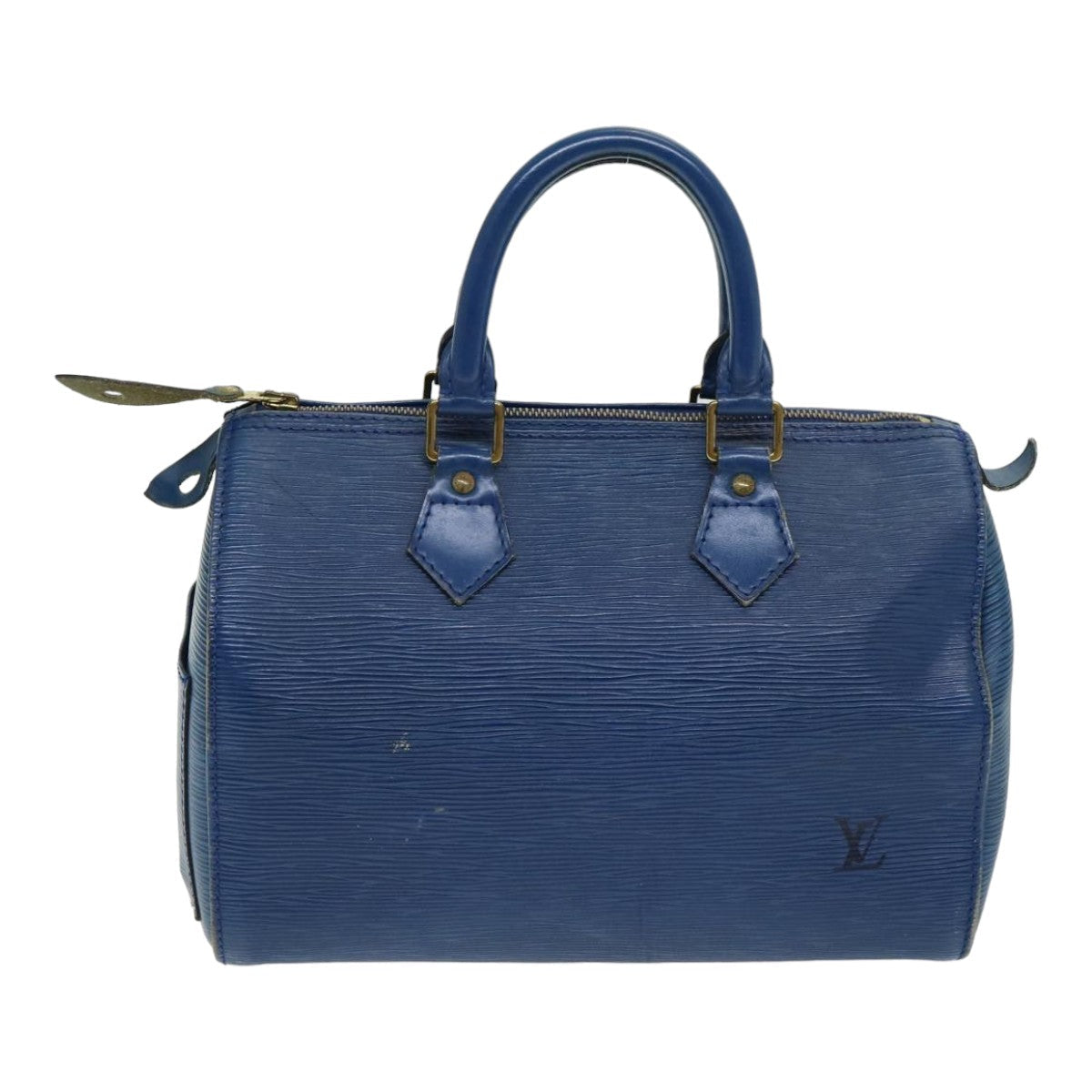 LOUIS VUITTON Epi Speedy 25 Hand Bag Toledo Blue M43015 LV 85451