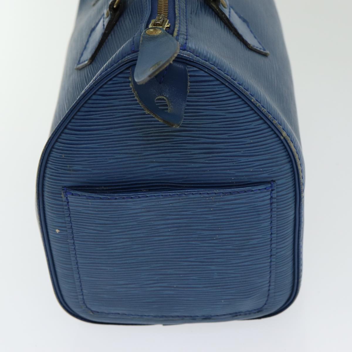 LOUIS VUITTON Epi Speedy 25 Hand Bag Toledo Blue M43015 LV 85451