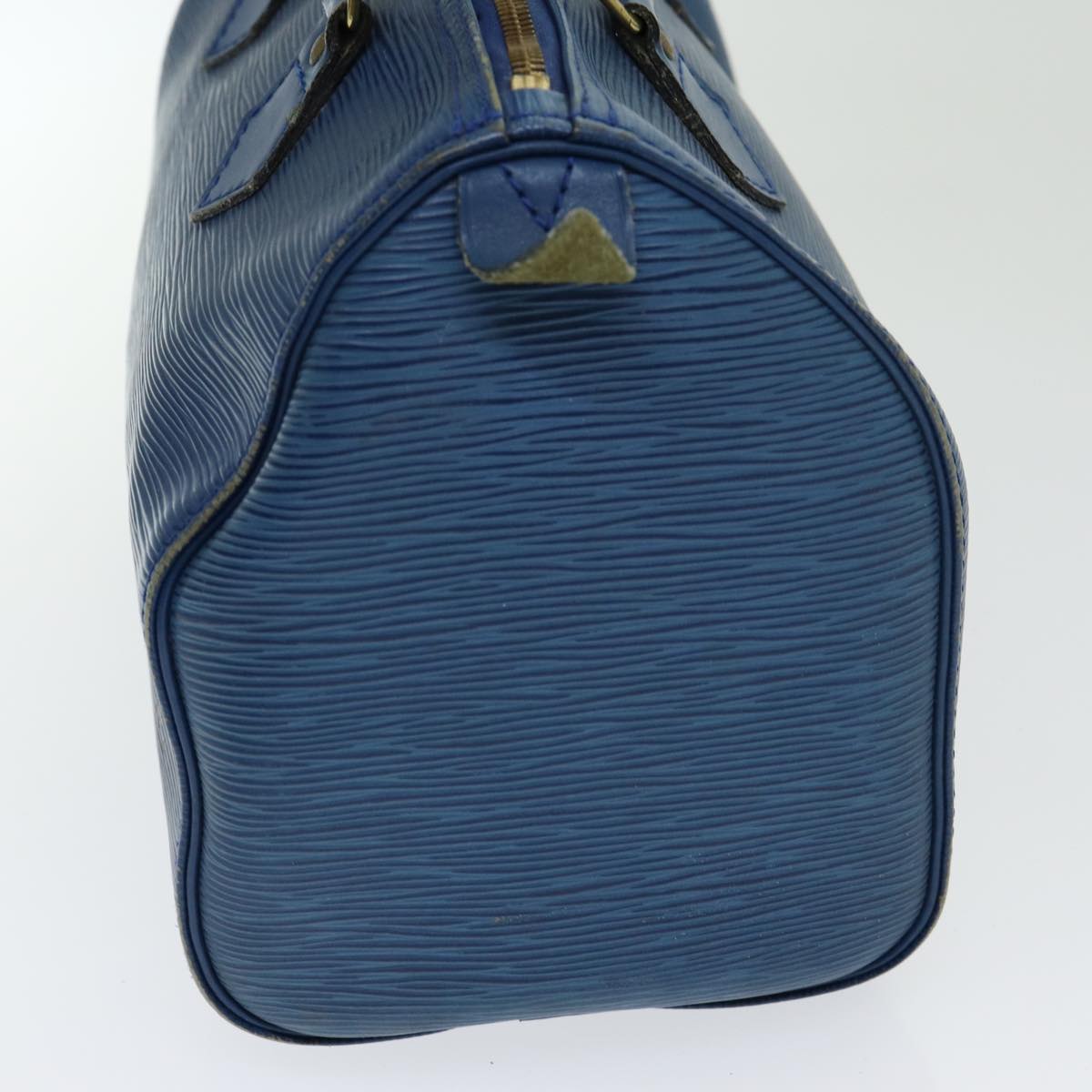 LOUIS VUITTON Epi Speedy 25 Hand Bag Toledo Blue M43015 LV 85451