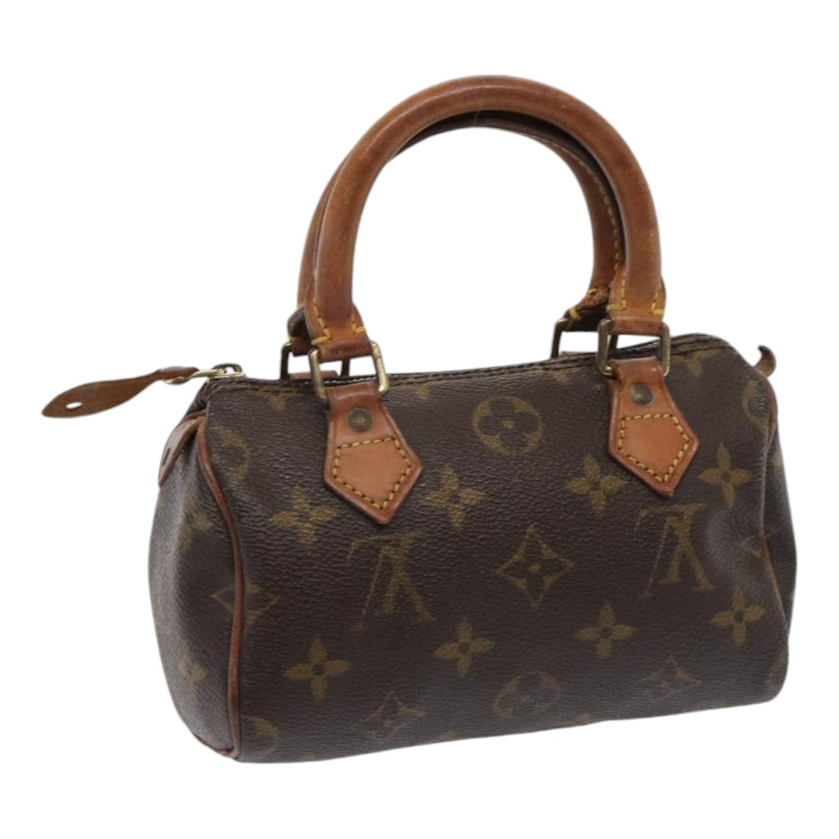 LOUIS VUITTON Monogram Mini Speedy Hand Bag M41534 LV 85508