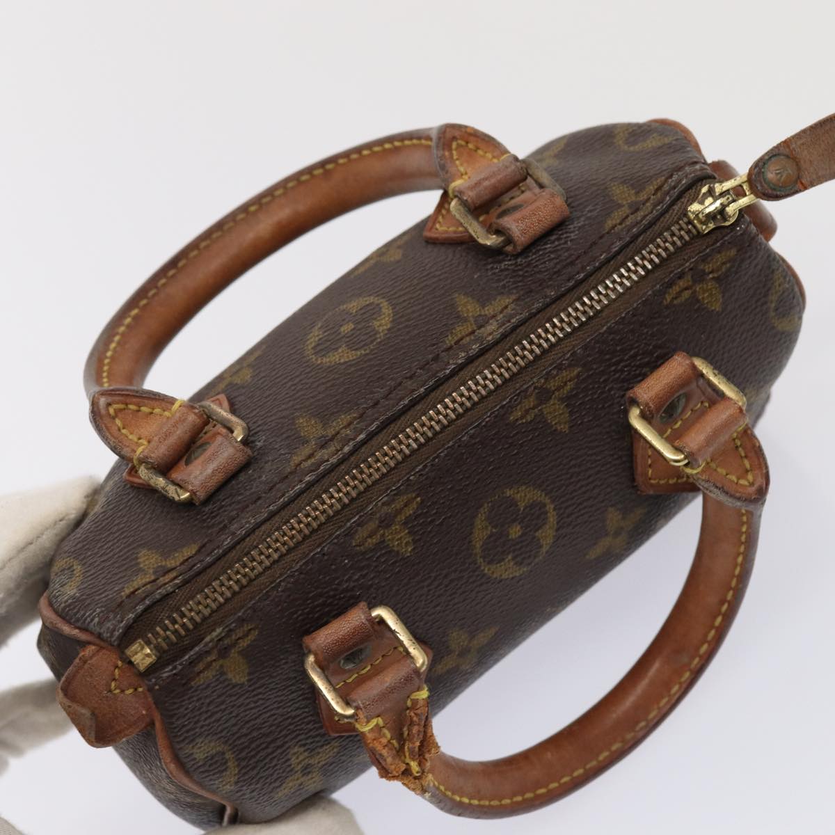 LOUIS VUITTON Monogram Mini Speedy Hand Bag M41534 LV 85508