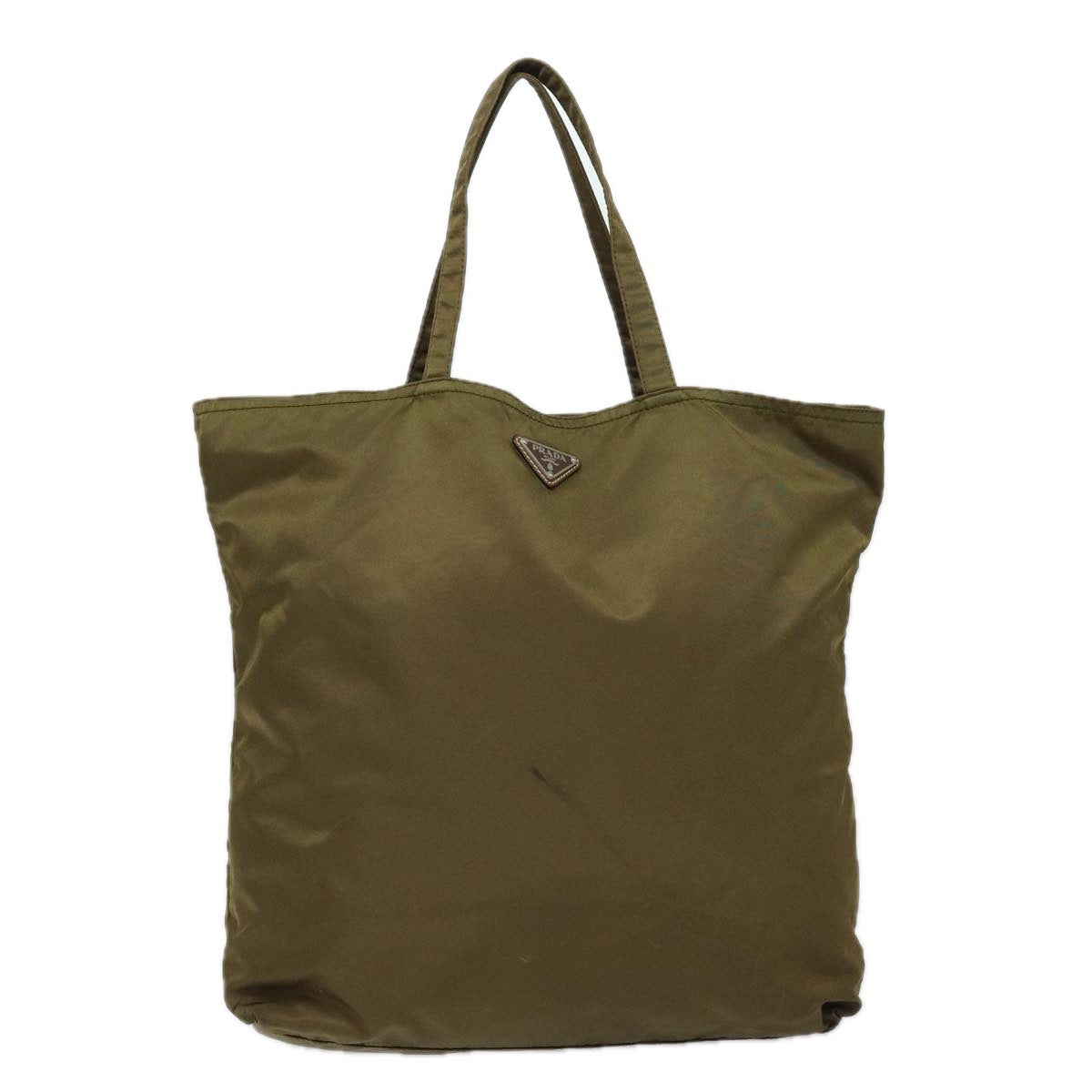 Luxury Prada Tote Bag Nylon Khaki  85540