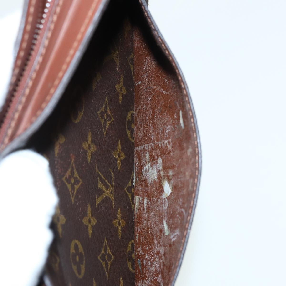 LOUIS VUITTON Monogram Pochette Homme Clutch Bag M51795 LV 85555