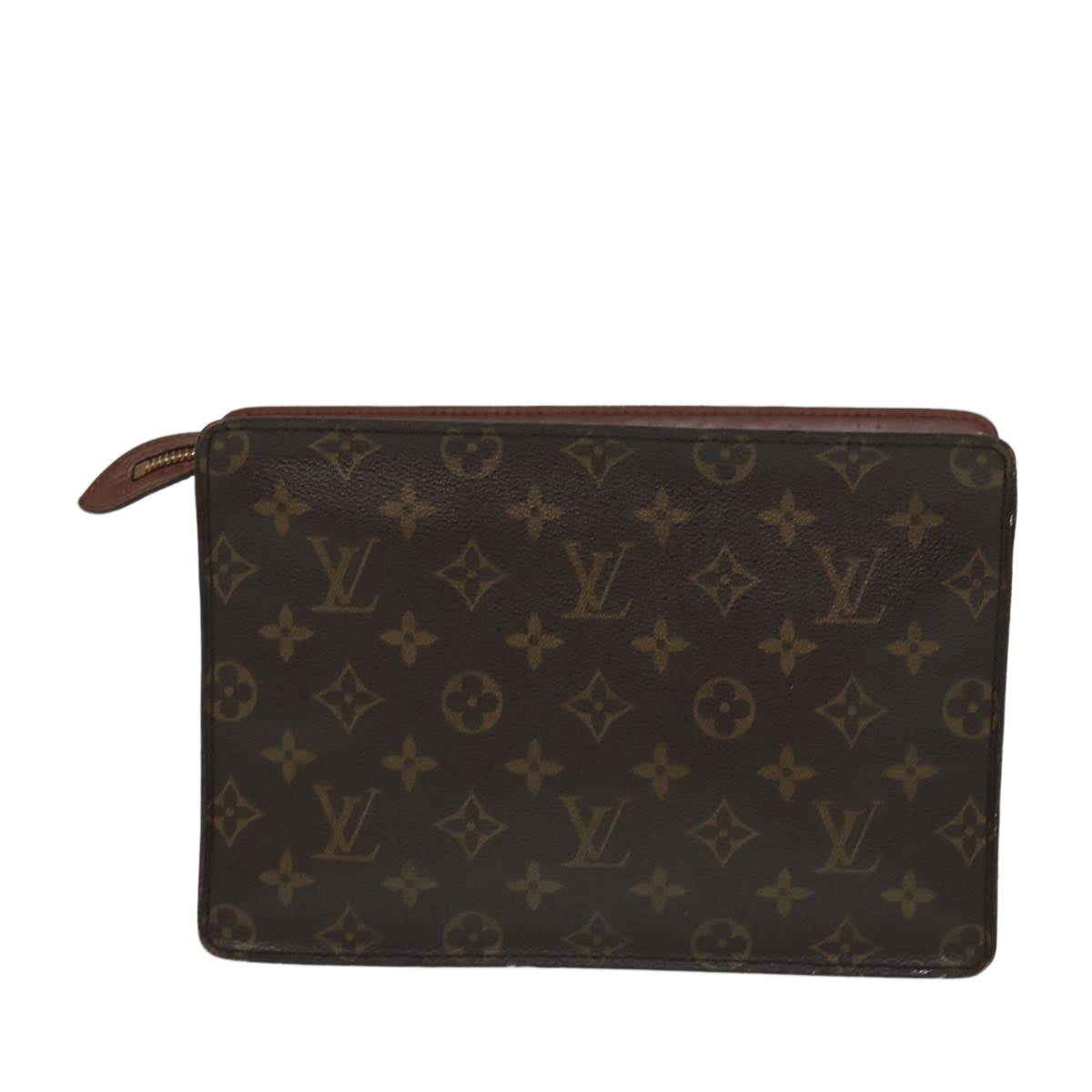 LOUIS VUITTON Monogram Pochette Homme Clutch Bag M51795 LV 85555