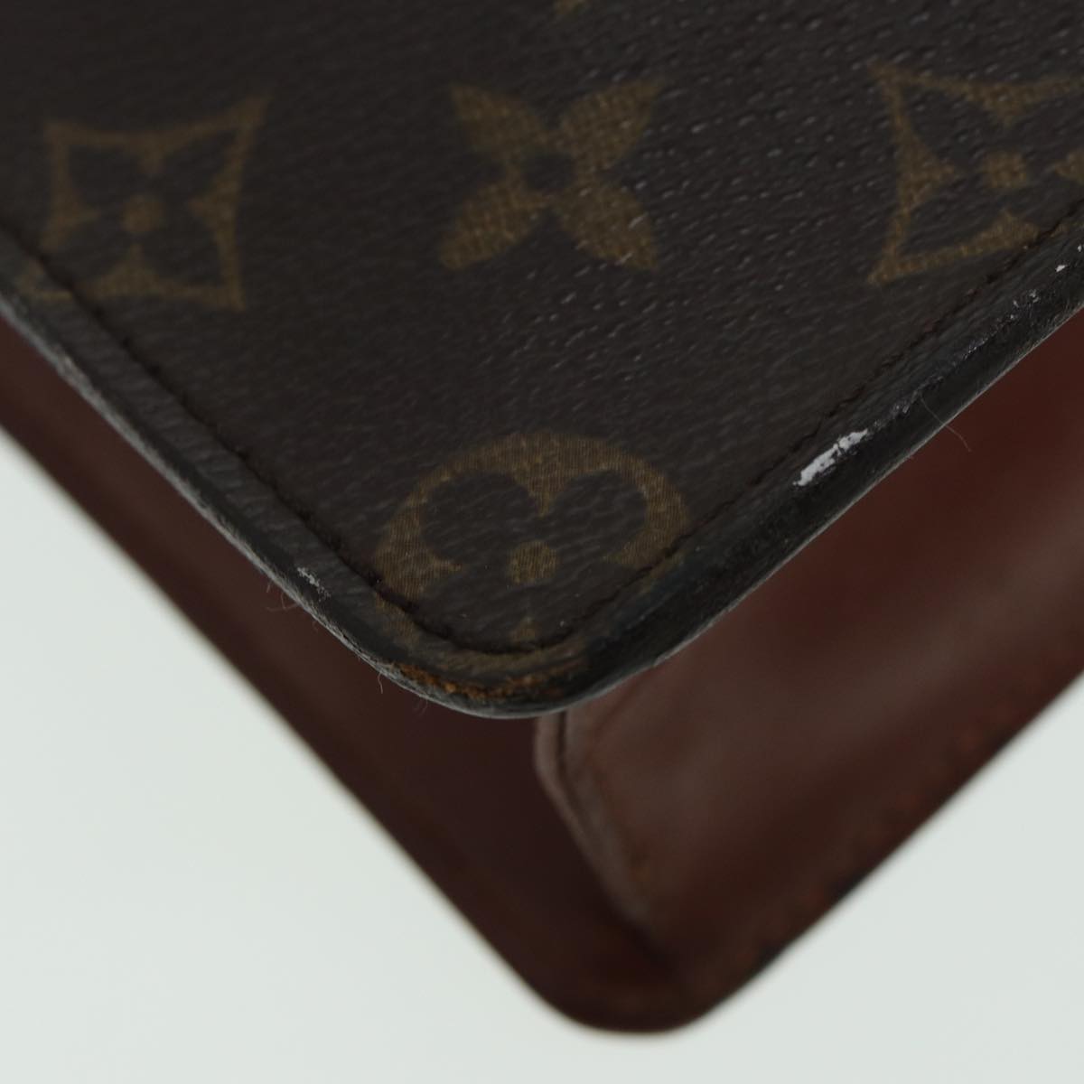 LOUIS VUITTON Monogram Pochette Homme Clutch Bag M51795 LV 85555
