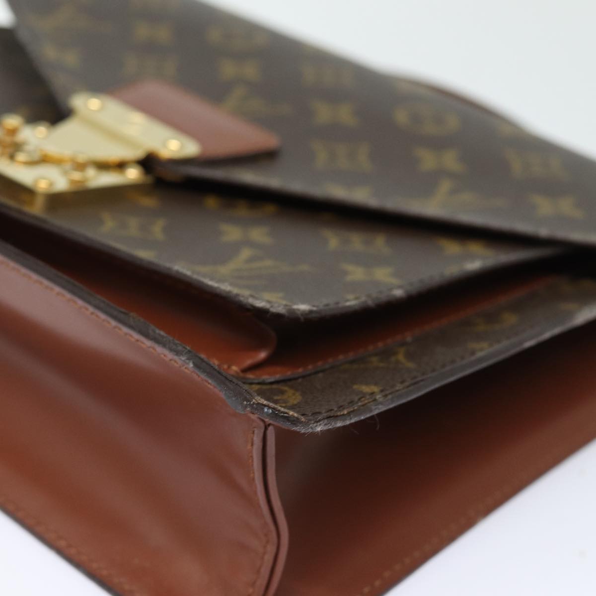LOUIS VUITTON Monogram Monceau 28 Hand Bag 2way M51185 LV 85571